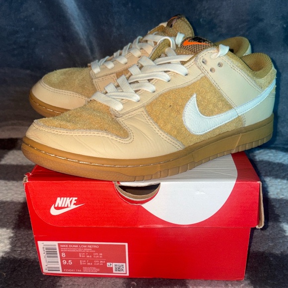 Nike Dunk Low Retro Waffle Wheat Size 8M/9.5W FZ4041-744 - Picture 11 of 11